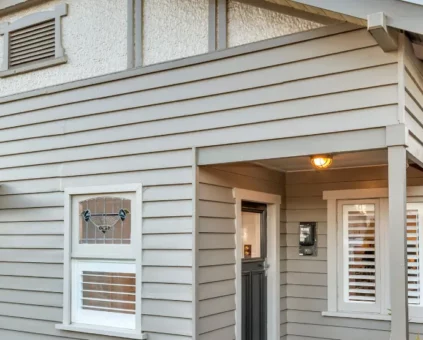 Newly renovated Queenslander home on a sunny day