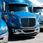 Fleet of semi-trucks available for commercial truck financing