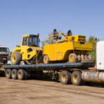 Australian truck carrying machinery and equipment for tradies